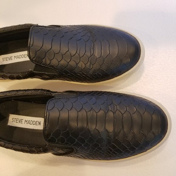 Steve Madden Women's Loafer Shoes Black Size 7-1/2 - Picture 5 of 10